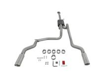 Force Ii Cat-Back Exhaust System Fits 2015-2020 Ford F-150 2.7L, 3.3L, 3.5L, 5.0-Liter, Force Ii Cat-Back, Dual Out Rear Exit, 4.00-Inch Polished Tips, Stainless Steel Exhaust System Flowmaster