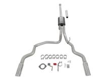Force Ii Cat-Back Exhaust System Fits 2021-2025 Ford F-150 2.7, 3.5, 5.0-Liter, Force Ii Cat-Back, Dual Out Rear Exit, 4.00-Inch Polished Tips, Stainless Steel Exhaust System Flowmaster