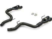 Outlaw Axle-Back Exhaust System Fits 2024-2026 Ford Mustang Gt 5.0-Liter And Ecoboost 2.3-Liter, Outlaw Axle-Back 3.0-Inch Stainless Steel Exhaust System, 4.0-Inch Black Quad Tips With Valves Flowmaster