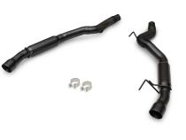 Outlaw Axle-Back Exhaust System Fits 2024-2026 Ford Mustang Gt 5.0-Liter And Ecoboost 2.3-Liter, Outlaw Axle-Back 3.0-Inch Stainless Steel Exhaust System, 4.0-Inch Black Tips With No Valves Flowmaster