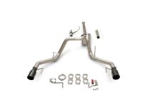 Outlaw Cat-Back Exhaust System Fits 2021-2025 Ford F150 2.7, 3.5 And 5.0-Liter, Powerboost And Non-Hybrid With Factory Dual Tailpipes, Outlaw Cat-Back 3.0-Inch Stainless Steel Exhaust System, 4.50-Inch Black Tips Flowmaster