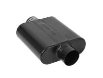 40 Series Delta Force Race Muffler 40 Series Race Muffler 409SS 2.50 Center In 2.50 Center Out -Aggressive Sound Flowmaster