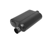 Super 44 Series Chambered Muffler Super 44 Series Stainless Steel 2.25 Offset In 2.25 Center Out Aggressive Sound Flowmaster