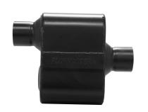 Super 10 Series Chambered Muffler Super 10 Series Stainless Steel 2.50 Offset In/ 2.50 Center Out Aggressive Sound Flowmaster