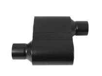 Super 10 Series Chambered Muffler Super 10 Series Stainless Steel 2.50 Offset In 2.50 Offset Out Aggressive Sound Flowmaster