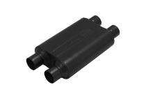 Super 44 Series Chambered Muffler Super 44 Series Stainless Steel 2.5 InchIn(Dual)/2.5 InchOut(Dual) Flowmaster