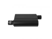 Super 44 Series Chambered Muffler Super 44 Series Stainless Steel 2.50 Offset In 2.50 Offset Out Aggressive Sound Flowmaster