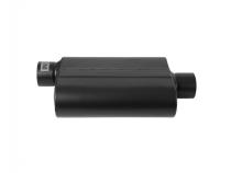 Super 44 Series Chambered Muffler Super 44 Series Stainless Steel 3.00 Offset In 3.00 Center Out Aggressive Sound Flowmaster