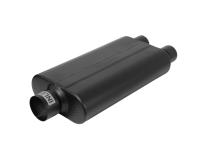 50 Series Delta Flow Chambered Muffler 50 Delta Flow Stainless Steel 3.00 Center In 2.50 Dual Out Moderate Sound Flowmaster