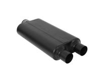50 Series Delta Flow Chambered Muffler 50 Delta Flow Stainless Steel 3.00 Center In 2.50 Dual Out Moderate Sound Flowmaster