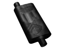 50 Series Delta Flow Chambered Muffler 50 Delta Flow Stainless Steel 3.00 Center In 2.50 Dual Out Moderate Sound Flowmaster