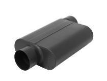 40 Series Delta Force Race Muffler 40 Series Race Muffler 409SS 3.50 Offset In 3.50 Center Out -Aggressive Sound Flowmaster