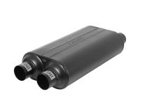 50 Series Hd Chambered Muffler 50 H.D. Stainless Steel 2.50 Dual In 2.50 Dual Out Moderate Sound Flowmaster