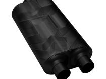 50 Series Hd Chambered Muffler 50 H.D. Stainless Steel 2.50 Dual In 2.50 Dual Out Moderate Sound Flowmaster