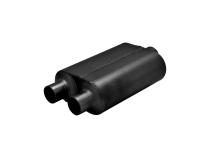 Super 40 Series Chambered Muffler Super 40 Stainless Steel 3.00 Center In 2.50 Dual Out Aggressive Sound Flowmaster