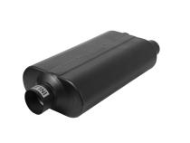 Super 50 Series Chambered Muffler Super 50 Stainless Steel 3.00 Center In 2.50 Dual Out Mild Sound Flowmaster