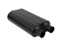 Super 50 Series Chambered Muffler Super 50 Stainless Steel 3.00 Center In 2.50 Dual Out Mild Sound Flowmaster