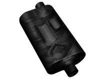Super 50 Series Chambered Muffler Super 50 Stainless Steel 3.00 Center In 2.50 Dual Out Mild Sound Flowmaster