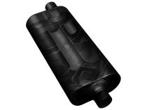70 Series Chambered Muffler 70 Series Stainless Steel 3.00 Center In 3.00 Offset Out Mild Sound Flowmaster