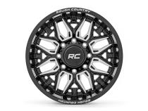86 Series Wheel One-Piece Gloss Black 22x10 8x180 -19mm Rough Country