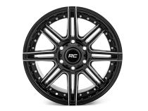 88 Series Wheel One-Piece Gloss Black 17x8.5 5x4.5 -12mm Rough Country