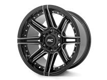 88 Series Wheel One-Piece Gloss Black 17x9 6x135 -12mm Rough Country
