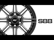 88 Series Wheel One-Piece Gloss Black 17x9 5x5 -12mm Rough Country