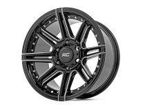 88 Series Wheel One-Piece Gloss Black 20x10 8x170 -19mm Rough Country