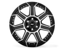 89 Series Wheel One-Piece Black Machined Gun Metal 20x10 6x135 -19mm Rough Country