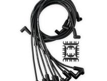 Spark Plug Wire Set Chevy Small Block- Hei 75-86 Wires Under Valve Cover Black ustom Fit Extreme Heat Black Ceramic Boot Spark Plug Wire Set ACCEL
