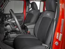Seat Covers Front and Rear w/ Cup Holder 20-Up Jeep Gladiator JT Rough Country
