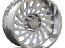 Cast Aluminum Wheels Switchback 9108 PO 22x12 Polished 5 On 127 Bolt Pattern -51 Offset Cali Offroad Wheels