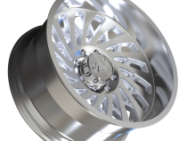 Cast Aluminum Wheels Switchback 9108 PO 22x12 Polished 5 On 127 Bolt Pattern -51 Offset Cali Offroad Wheels
