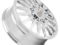 Dually Wheels Summit Dually 9110D PO 22x8.25 Milled Spokes Polished 8 On 165.1 Bolt Pattern 115 Offset Cali Offroad Wheels