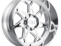 Cast Aluminum Wheels Sevenfold 9111 PO 22x12 Polished 6 On 135 Bolt Pattern -51 Offset Cali Offroad Wheels
