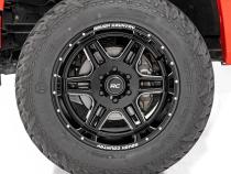92 Series Wheel Machined One-Piece Gloss Black 20x12 8x180 -44mm Rough Country