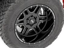 92 Series Wheel Machined One-Piece Gloss Black 22x12 8x6.5 -44mm Rough Country