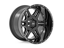 92 Series Wheel Machined One-Piece Gloss Black 22x12 8x170 -44mm Rough Country