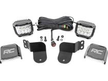 Polaris Dual LED Cube Kit Black Series w/3 Inch OsRAM Wide Angle LED 16-20 General Rough Country