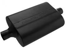 40 Series Delta Flow Chambered Muffler 40 Delta Flow 2.00 Center In 2.00 Center Out Aggressive Sound Flowmaster