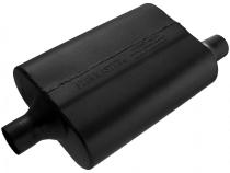 40 Series Delta Flow Chambered Muffler 40 Delta Flow 2.00 Center In 2.00 Offset Out Aggressive Sound Flowmaster