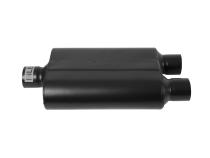 40 Series Delta Flow Chambered Muffler 40 Delta Flow 2.50 Center In 2.50 Dual Out Aggressive Sound Flowmaster