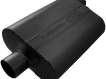 40 Series Delta Flow Chambered Muffler 40 Delta Flow 2.50 Center In 2.50 Offset Out Aggressive Sound Flowmaster