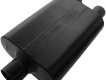 Super 44 Series Chambered Muffler Super 44 2.50 Center In 2.25 Dual Out Aggressive Sound Flowmaster