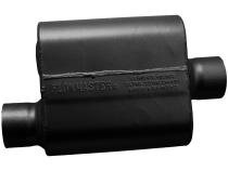 10 Series Delta Force Race Muffler 10 Series Race Muffler 3.00 Offset In 3.00 Center Out Aggressive Sound Flowmaster