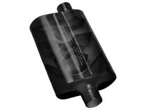 Super 40 Series Chambered Muffler Super 40 2.50 Offset In 2.50 Offset Out Aggressive Sound Flowmaster