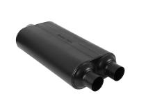 50 Series Hd Chambered Muffler 50 H.D 3.00 Center In 2.50 Dual Out Moderate Sound Flowmaster