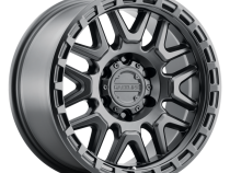 Aluminum Wheels 18x9 Krank 953B Satin Black -12 Offset 6 on 139.7 Bolt Pattern 106.1 Bore Raceline