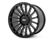 97 Series Wheel One-Piece Gloss Black 20x10 5x5 -19mm Rough Country