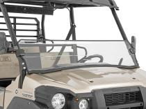 Half Windshield Scratch Resistant 15-22 Kawasaki Mule Pro-FX Rough Country